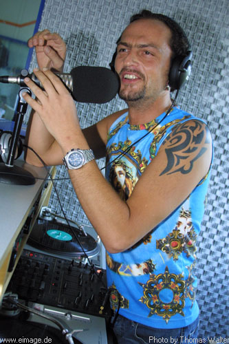 DJ Taucher bei DJ